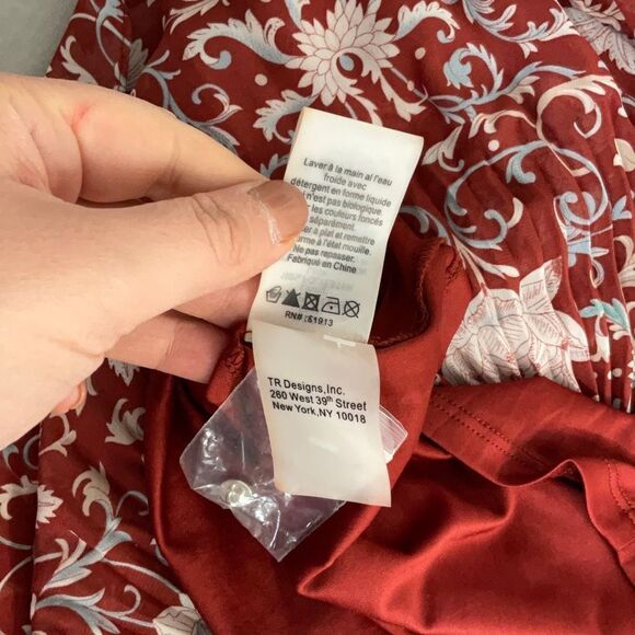 Plenty Anthropologie Women's Arcadia Accordion Pleated Laced Midi Dress Brown Si - Picture 11 of 12